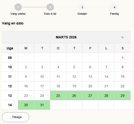 Nem booking af terapilokaler på timebasis i København.