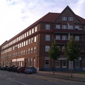 Billede af ejendom på Østerbro i København, hvor der ligger en klinik, som tilbyder samtalereapi.